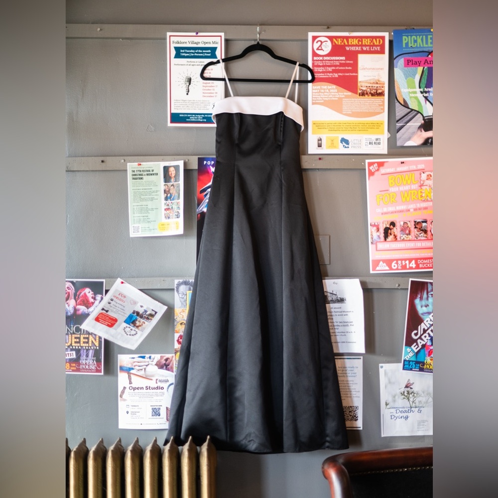 Vintage event dress with tulle